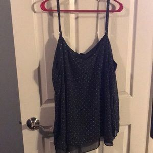 Black star camisole (sheer)